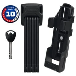 ABUS Bordo 6005/90K Black SH-Halter Plus-Serie