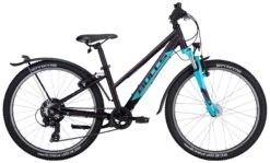 Bulls Tokee Street-24 2022 7-Gang Kettenschaltung -BikeHub Verkäufe Bulls Tokee Street 24 Zoll 7 Gang Kettenschaltung Maedchen Trapez dark purple matt dunkel lila violett hellblau 633 18232