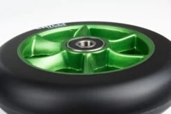 Chilli Pro Scooter Ersatzrolle Wheel Turbo 110mm Black PU / Green Core -BikeHub Verkäufe C 1034 BGb