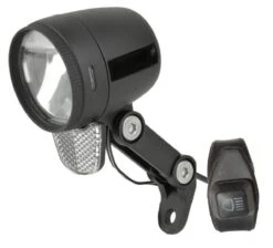 Fuxon LED FS-100-EB-HB E-Bike 6-12 Volt 100/150 Lux Mit Aufblendlicht Schwarz