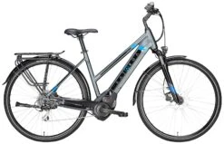 Katarga Evo-TR8 2018 -BikeHub Verkäufe Katarga Evo TR8 Gang Kettenschaltung Damen Trapez grau matt schwarz blau 785 91245 91250