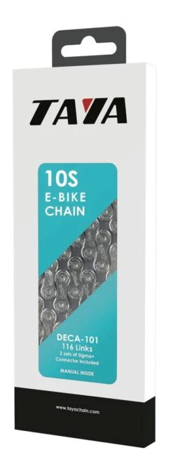 KMC Taya E-Deca-101 GST-500 Silber 10-fach Verstärkt Für E-Bike 136 Glieder -BikeHub Verkäufe Kette Taya e Deca 101 GST 500 10 fach E Bike 136 Glieder 100301 136 641306415794a