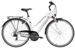 Pegasus Avanti 2018 21-Gang -BikeHub Verkäufe Pegasus Avanti 2018 28 Zoll 21 Gang Damen Trapez weiss grau rot 576 70545