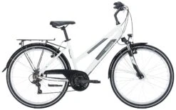 Pegasus Avanti 2023 18-Gang -BikeHub Verkäufe Pegasus Avanti 2023 26 Zoll 18 Gang Damen Trapez Maedchen white grey silver weiss grau silber 505 62538 62544