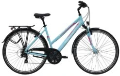 Pegasus Piazza 2018 21-Gang -BikeHub Verkäufe Pegasus Piazza 2018 21 Gang Damen Trapez hellblau matt 586 00645