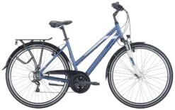 Pegasus Piazza 2023 21-Gang -BikeHub Verkäufe Pegasus Piazza 2023 21 Gang Damen Trapez steel blue white metallic blau 505 15745 15750 15755