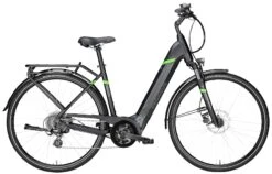 Pegasus Solero-Evo 8 2018 -BikeHub Verkäufe Pegasus Solero Evo 8 Kettenschaltung 2018 Damen Wave schwarz matt grau gruen 785 38445 38450