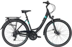 Pegasus Solero-Disc 2020/2021 24-Gang -BikeHub Verkäufe Pegasus Solero SL Disc 2020 24 Gang Damen Wave schwarz matt tuerkis grau 526 30145 30150 30155