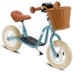 Puky LR M-Classic Mit Korb -BikeHub Verkäufe Puky Laufrad LR M Classic mit Korb pastell blau 4095 4015731040955