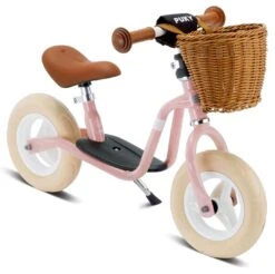 Puky LR M-Classic Mit Korb -BikeHub Verkäufe Puky Laufrad LR M Classic mit Korb retro rose 4094 4015731040948