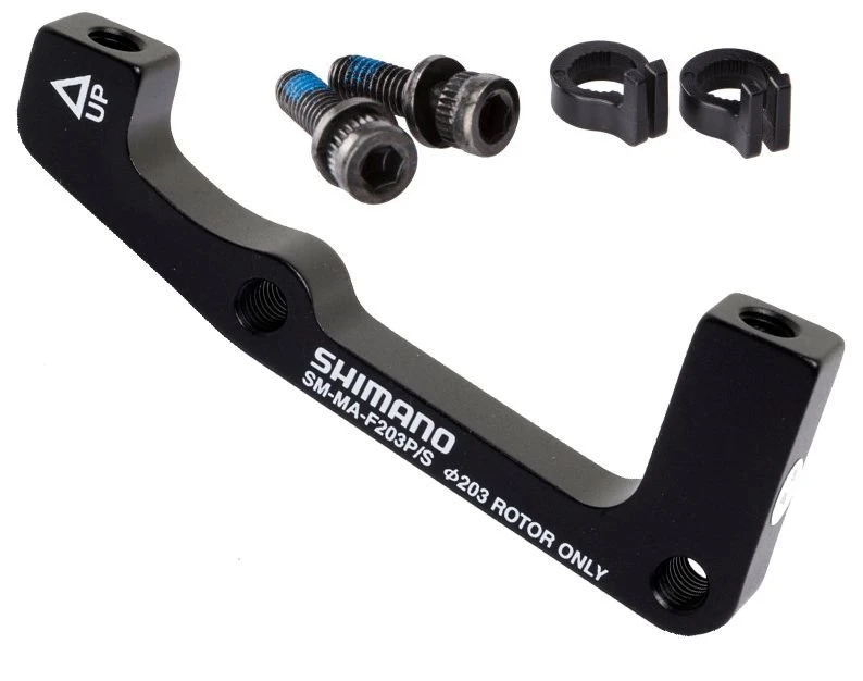 Shimano Adapter VR Postmount Bremse Auf IS-2000 Befestigung Mit 203mm Scheibe SM-MA-F203P/S 1 Shimano Adapter VR Postmount Bremse Auf IS-2000 Befestigung Mit 203mm Scheibe SM-MA-F203P/S