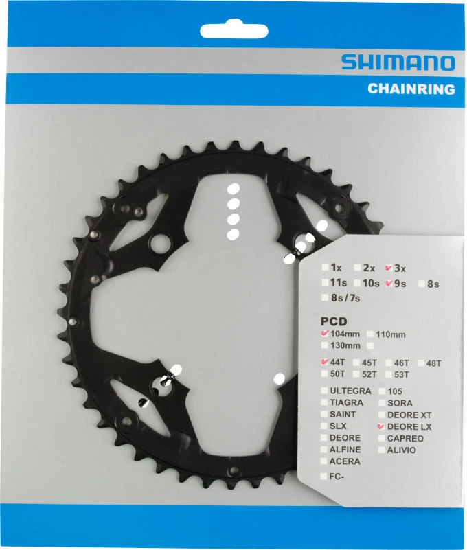 Shimano LX Ab 2005 4-Arm 9-fach 44 Zähne S-Type IG Alu Schwarz Y-1FU98040 Ausverk. Ersatz:1GX9806 1 Shimano LX Ab 2005 4-Arm 9-fach 44 Zähne S-Type IG Alu Schwarz Y-1FU98040 Ausverk. Ersatz:1GX9806
