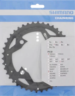 Shimano SLX Ab 2013 4-Arm 10-fach 42 Zähne AE-Type Alu Schwarz Y-1N998060