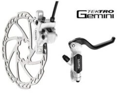 Tektro Gemini Ab 2015 Hydraulisch VR Postmount / IS Weiss